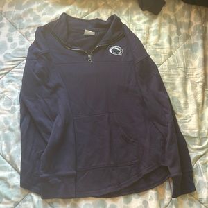 Penn State Quarter-zip with embroidered logo.